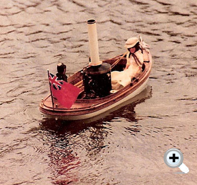 Visitors steam launch believed from Barrow-on-Furnace
